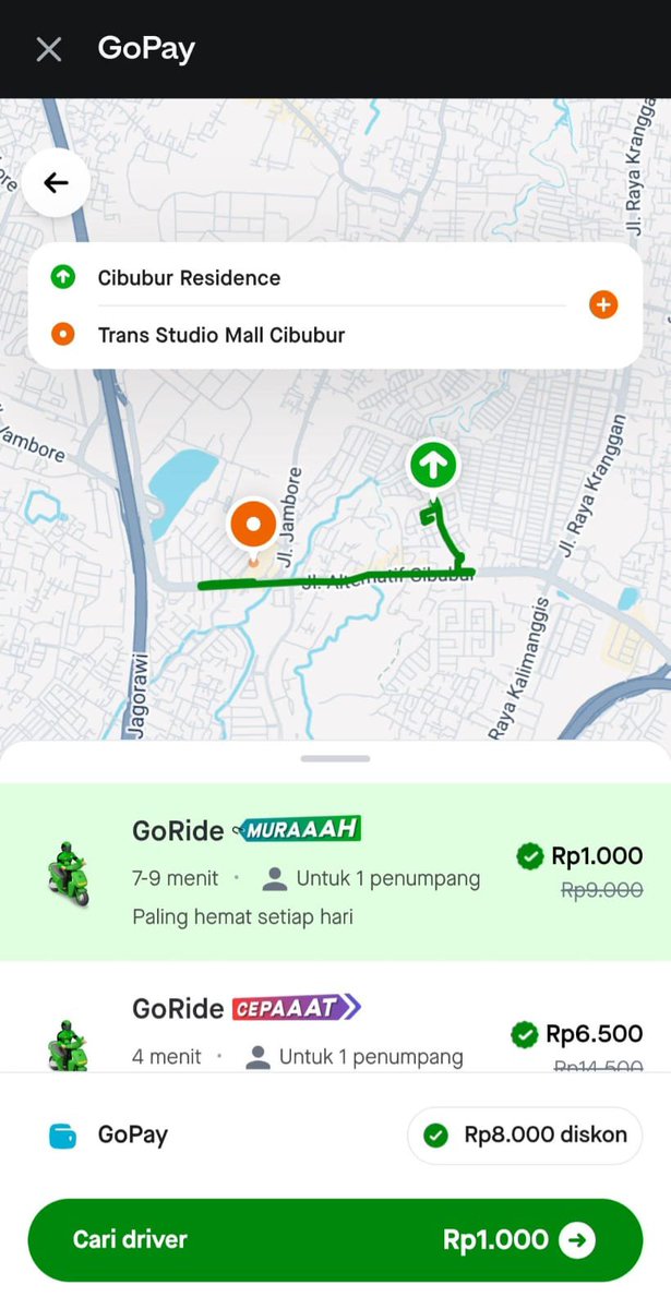 NioMonikyz's tweet photo. POV: Lu mau berangkat tapi saldo lagi menipis, pas buka apk GoPay ternyata bisa order Gojek mulai dari 1rb. Hari lu auto diselamatkan! Gojek Di GoPay 1000 https://t.co/3ixTpIJi3S
