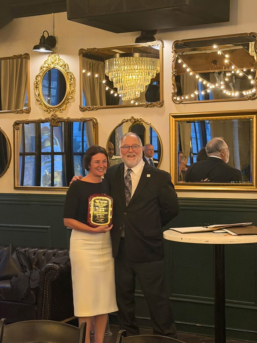 ISBAlawyer's tweet photo. On 9/16/26, the Illinois Bar Foundation hosted its Presidents’ Reception at Chicago’s Hubbard Inn, honoring ISBA President 2025–26 Hon. Bridget Duignan &amp; IBF President 2025–26 Lauren Tuckey for their dedicated service to the ISBA, IBF, &amp; the legal community. Congratulations! 👏👏 https://t.co/3LF2TOtPJ5