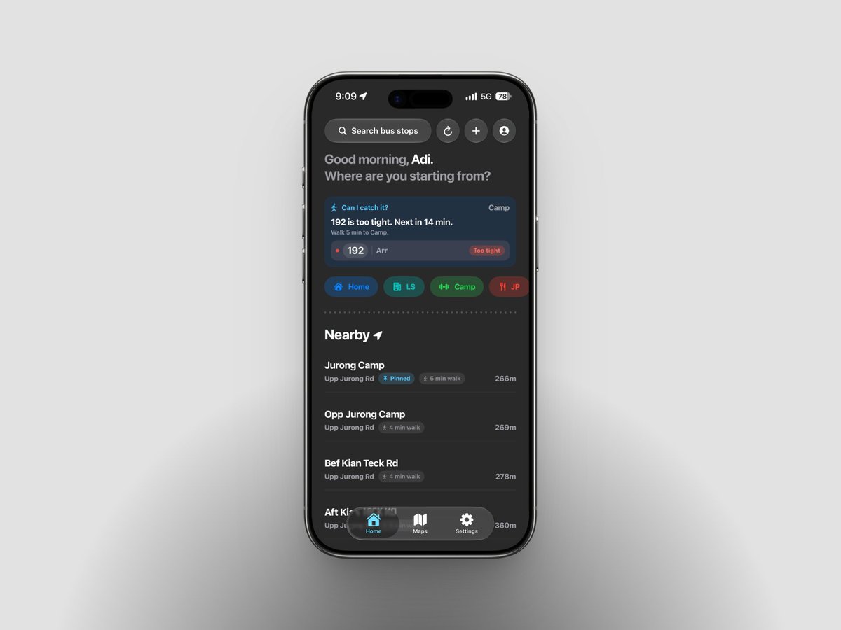 adiarya05's tweet photo. Just shipped @catchsgbuses!

Singapore's Best Designed Bus Timings app.   

Be one of the first to try Live Board, Widgets, Live Activity, and Live Notifications.   

Download it here: https://t.co/nA1HkyAcGc 

Huge thanks to @hieudinh_  for the inspo and advice! https://t.co/7WG9EN1Ewq