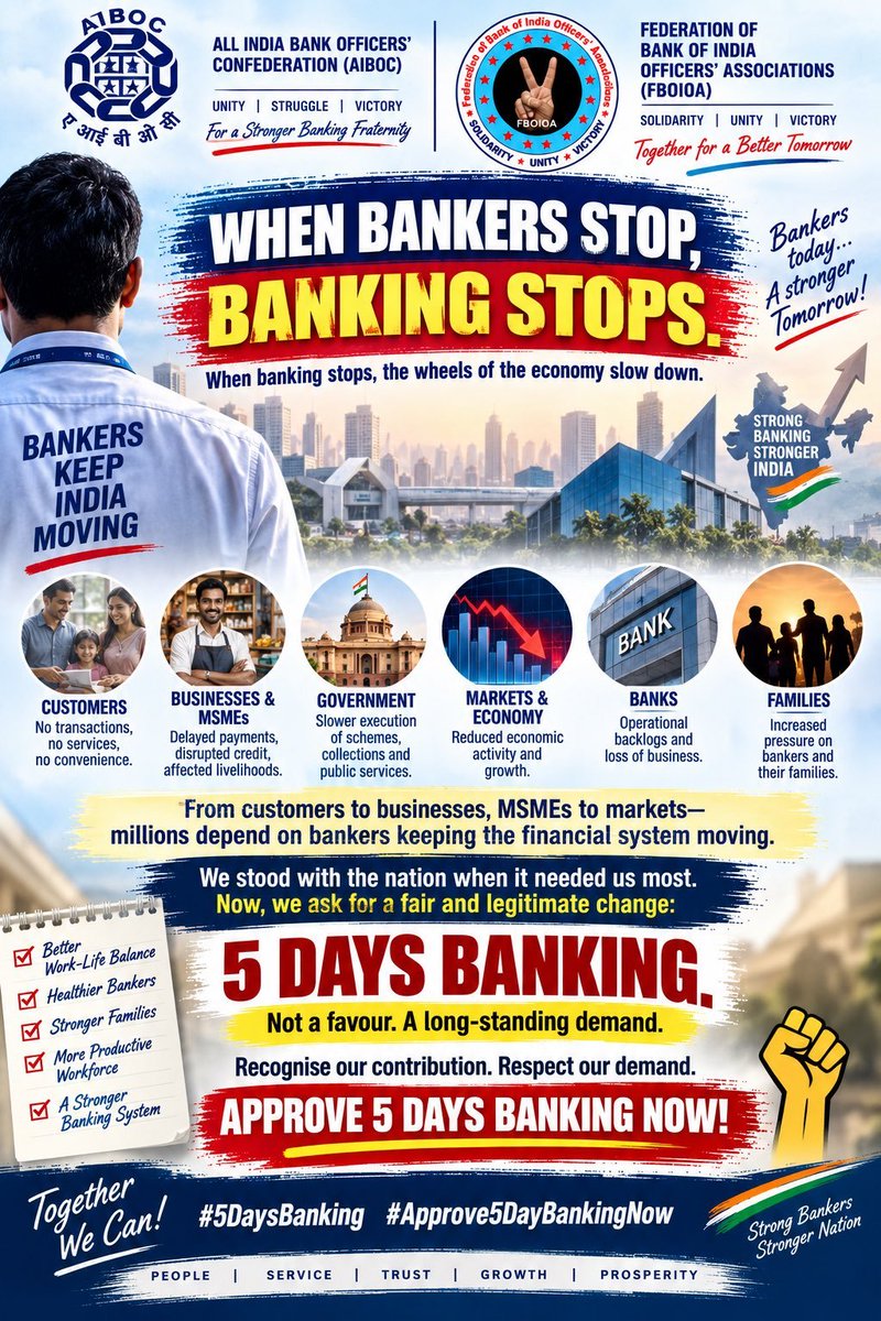 msureshams's tweet photo. #5DayBankingNow 
@fboioa_india 
@NA165946 
@Lakshmi79335290 
@smaniboi https://t.co/gB2tQTPGkV