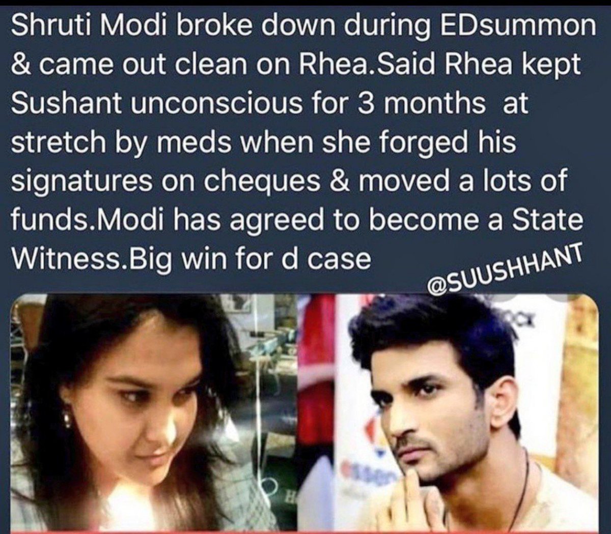 KachruRachna's tweet photo. 🙏🏼🔱 जय शिव शंभू 🔱🙏🏼 

True 💯 

@Copsview @dg_ncb
Despite So Many Concrete Evidences &amp; Findings,Culprits are Still Roaming Free WHY❓
#ArrestAllTheCulprits

CBI Disappointing InSSRCase

#JusticeForDishaSalian
#JusticeForSushantSinghRajput https://t.co/7S7kzRqTwA