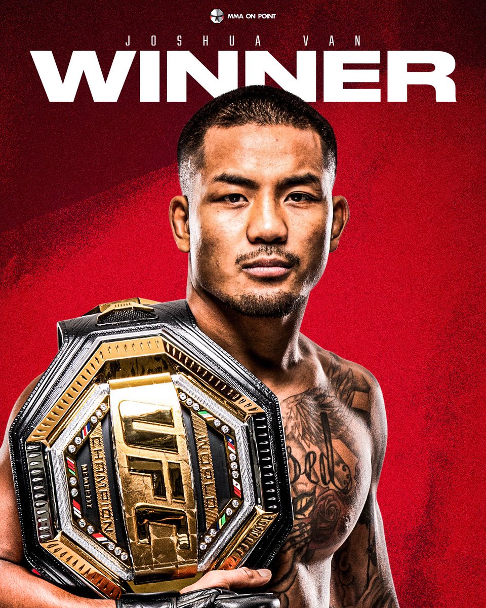 mmaonpoint's tweet photo. AND STILLLLL!!!!

Joshua Van defends his title against Alexandre Pantoja in an amazing fight 🏆 https://t.co/5GVAdSyGHl