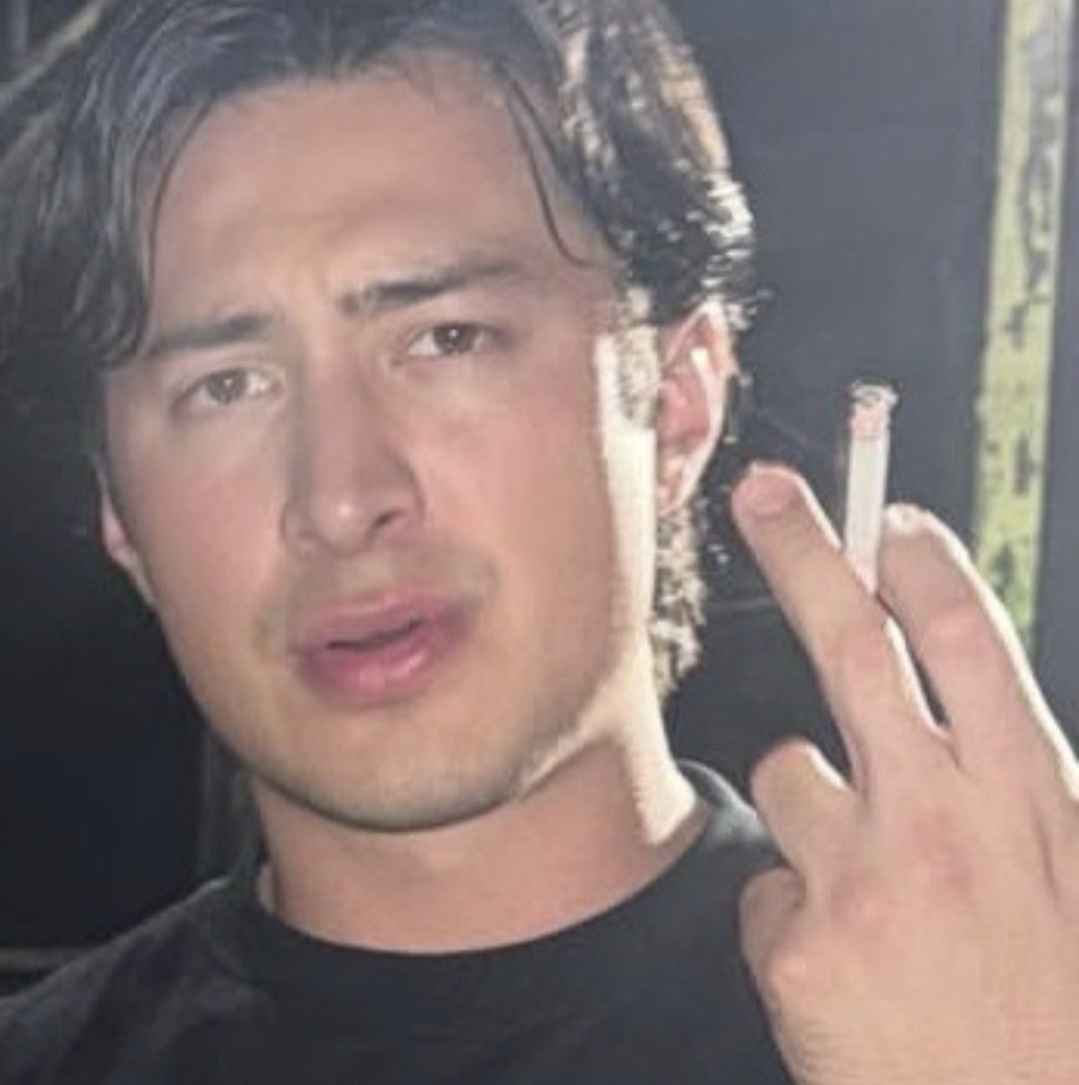 risiverse2's tweet photo. the hair before a texan / the hair after a texan ran his fin[GUNSHOT] https://t.co/MGmfP1qunC
