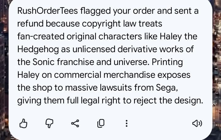 model60242's tweet photo. @smooth4life0 I totally don't get it what's your beef rush orders tees? And you learn something new everyday with Gemini tho it spelled Hailey by spelling "Haley" instead AI make mistakes but this is ridiculous all I wanted was this single picture of Hailey right here on a single shirt!! https://t.co/EqGYS7xcB3