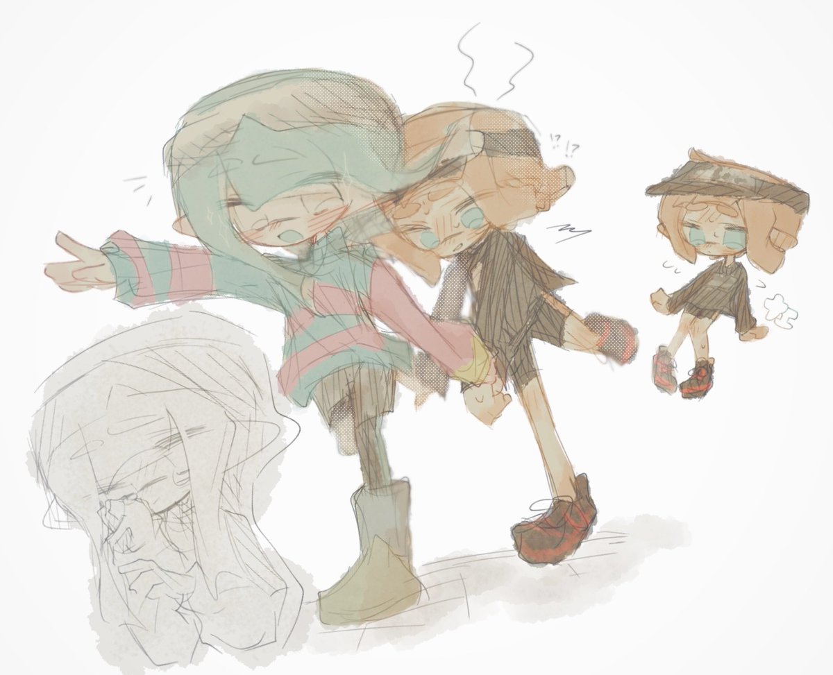 3ki0501's tweet photo. 百合自宅です🩵🧡
 #スプラトゥーン https://t.co/AtJAabycB1