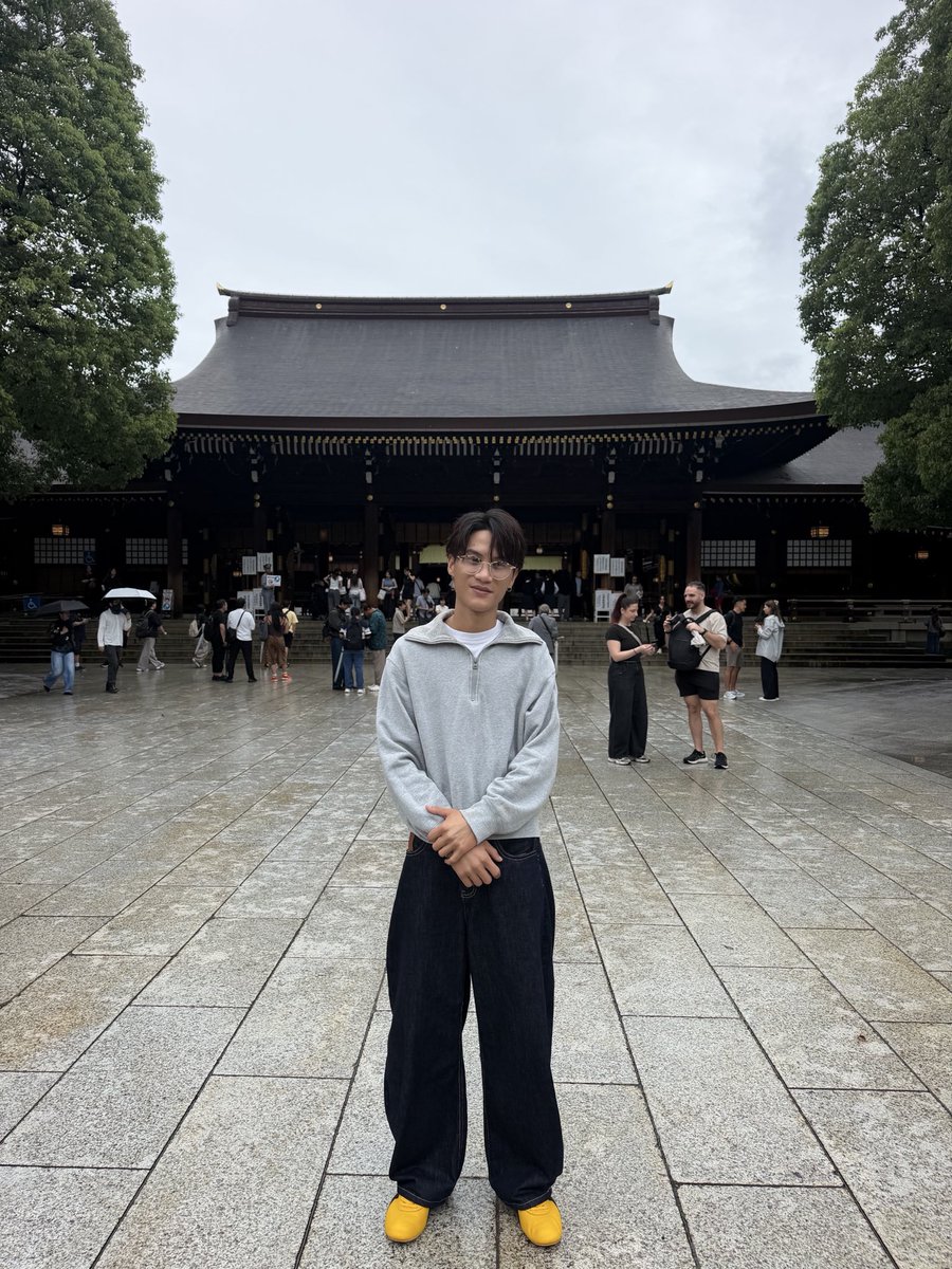 yellow_skrt's tweet photo. 仕事 we 終わったので、明治神宮にお参りしてきました。✨💕 https://t.co/Olpwe24ZZR