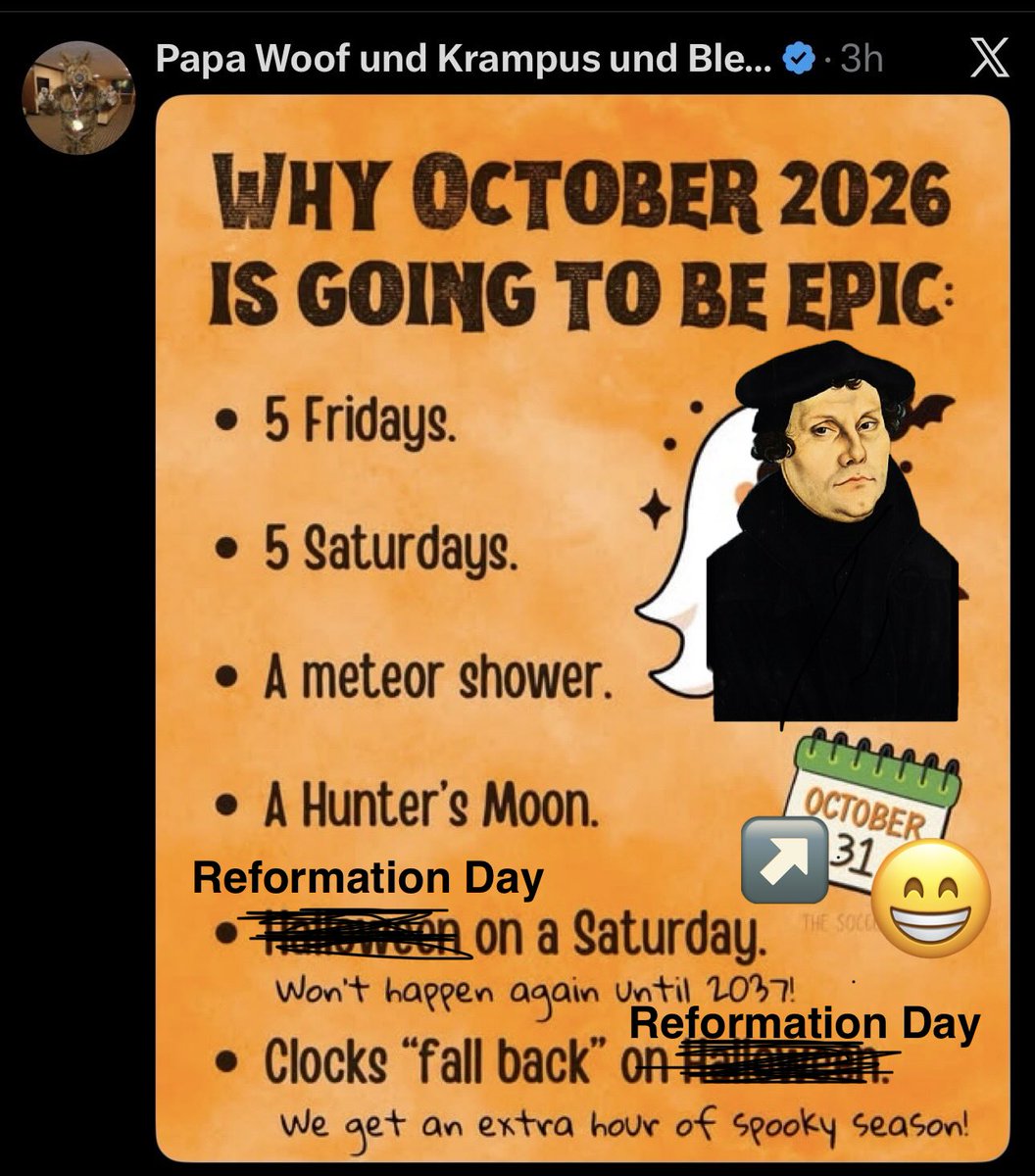 HomemakingLady's tweet photo. Fixed it - Reformed style! https://t.co/lTmPmpdPTV
