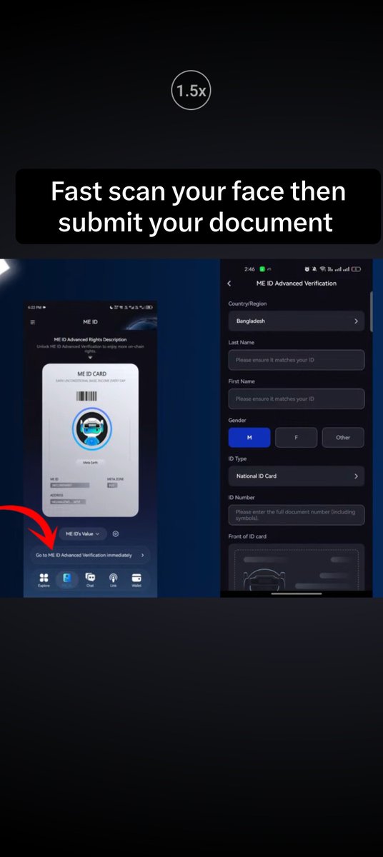 Lynexmb's tweet photo. Verified offer ✅ Don't miss out..
Sign up Link :
https://t.co/LvILllPSrM
Raffrel code :
 ' muezqekc '

Do KYC and get 1mec free
Then sell your token here :https://t.co/2CVZaXtJGs https://t.co/C5PRpGTEju