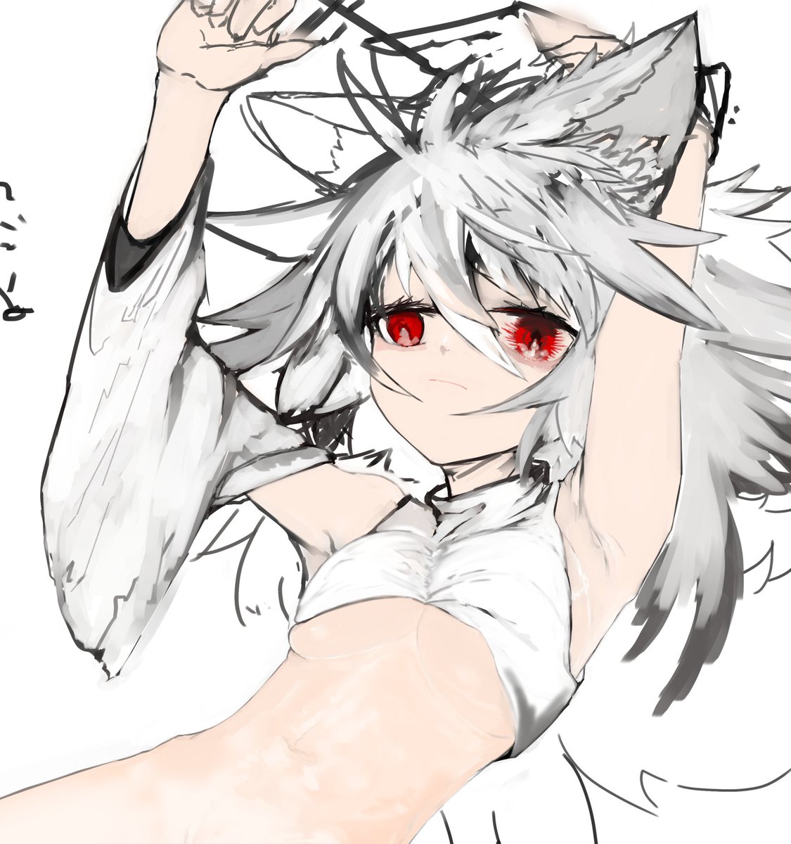 ameno_naka's tweet photo. 描き途中 https://t.co/SajqZxvLGw