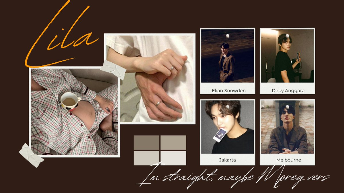 little_jhn's tweet photo. LILA —side story *I'm Straight, Maybe.*

 Nohyuck few tweets AU

MPREG Ver
Elian Snowden / Jeno Lee
Deby Anggara / Haechan Lee
Baby Lila 👶🏻 https://t.co/jBl3WryURX