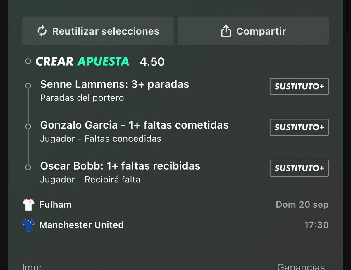 IcardiPicks's tweet photo. Senne Leammens 

👉🏽Lleva 1-4-3-2 en lo que va de premier

👉🏽Los porteros rivales al Fulham le han parado 4-0-5-3

Gonzalo Garcia

👉🏽 Este año ha hecho falta en todos los partidos que ha sido titular, dejándonos 1-1-2-2

Óscar Bobb

👉🏽 Viene de recibir 2 en 20m y este año lleva 2-0-2-0-1 , en ninguno completo los 90m

👉🏽 Enfrente en principio está Dorgu que ha hecho 3 y 2 faltas en los partidos de titular (puede salir Shaw que promedia 1.30 faltas o Mazraou que promedia 1.10 faltas)