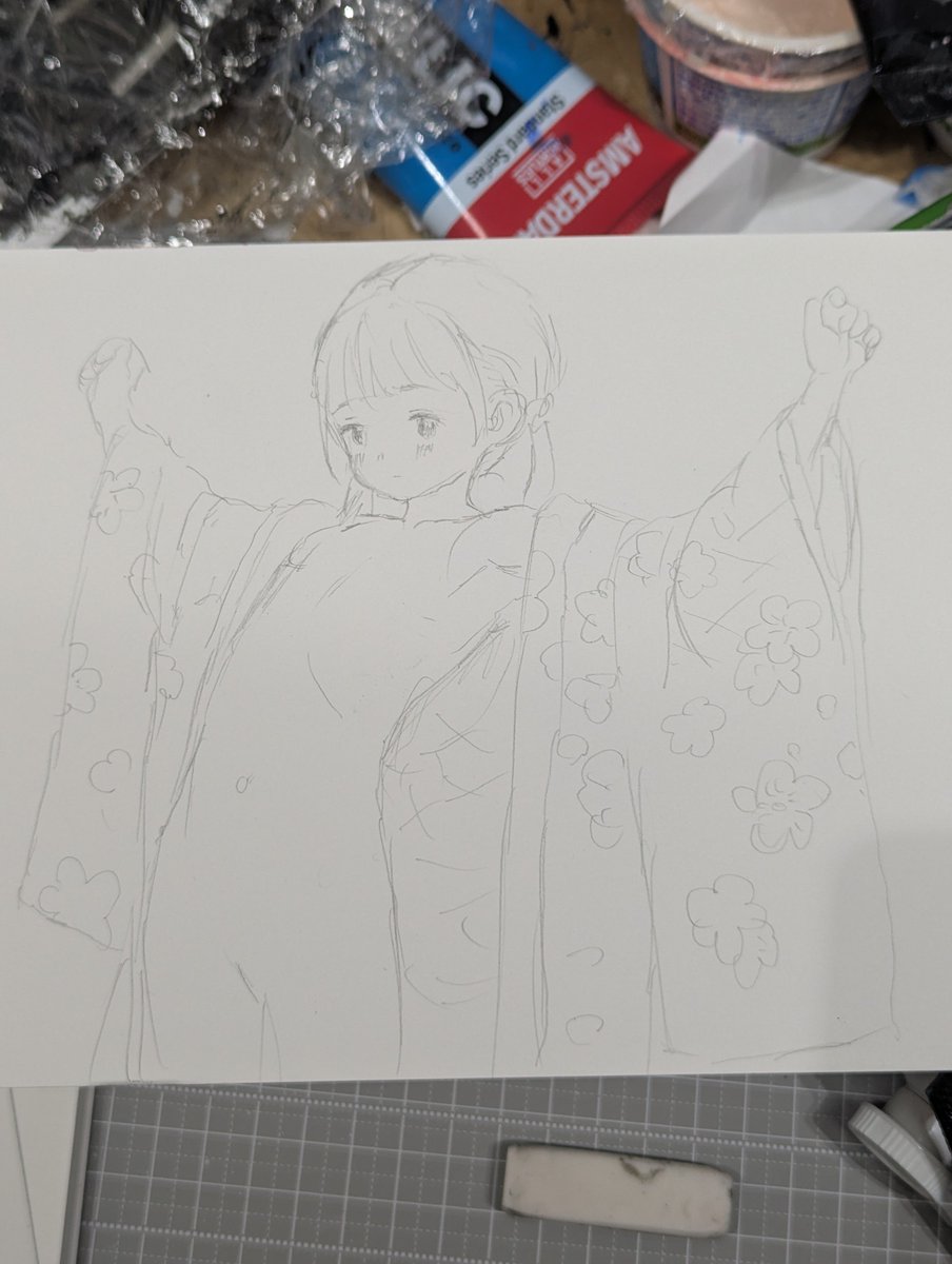 wagb032's tweet photo. 数日和服のイメージから抜け出せなくなってたんだな https://t.co/0Gxz4Uzz7d