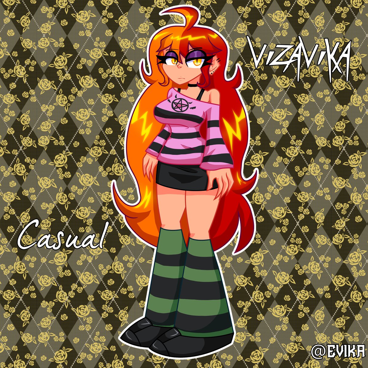 ThisIsEViKA's tweet photo. Vizavika's Final Form, and Casual Outfit
#oc #digitalart #ocreference https://t.co/TLqZeC9WNd