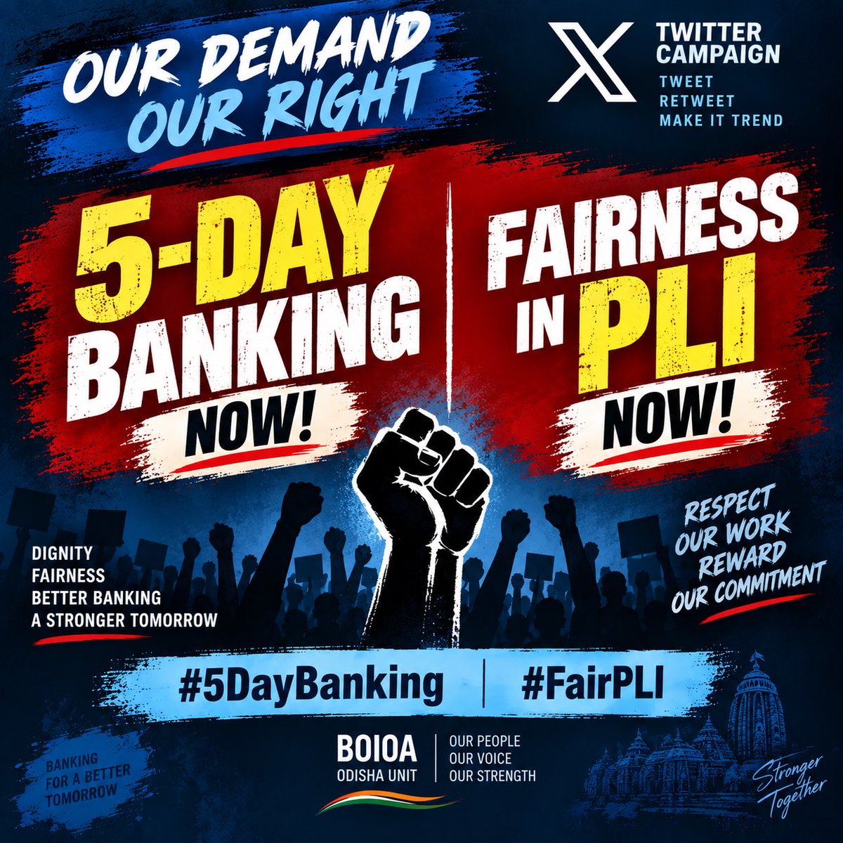 KamaljitBOIOAOU's tweet photo. Technology has changed banking. It’s time to change the workweek.   #5DayBankingNow #FBOIOA https://t.co/lpXNnxGGZz