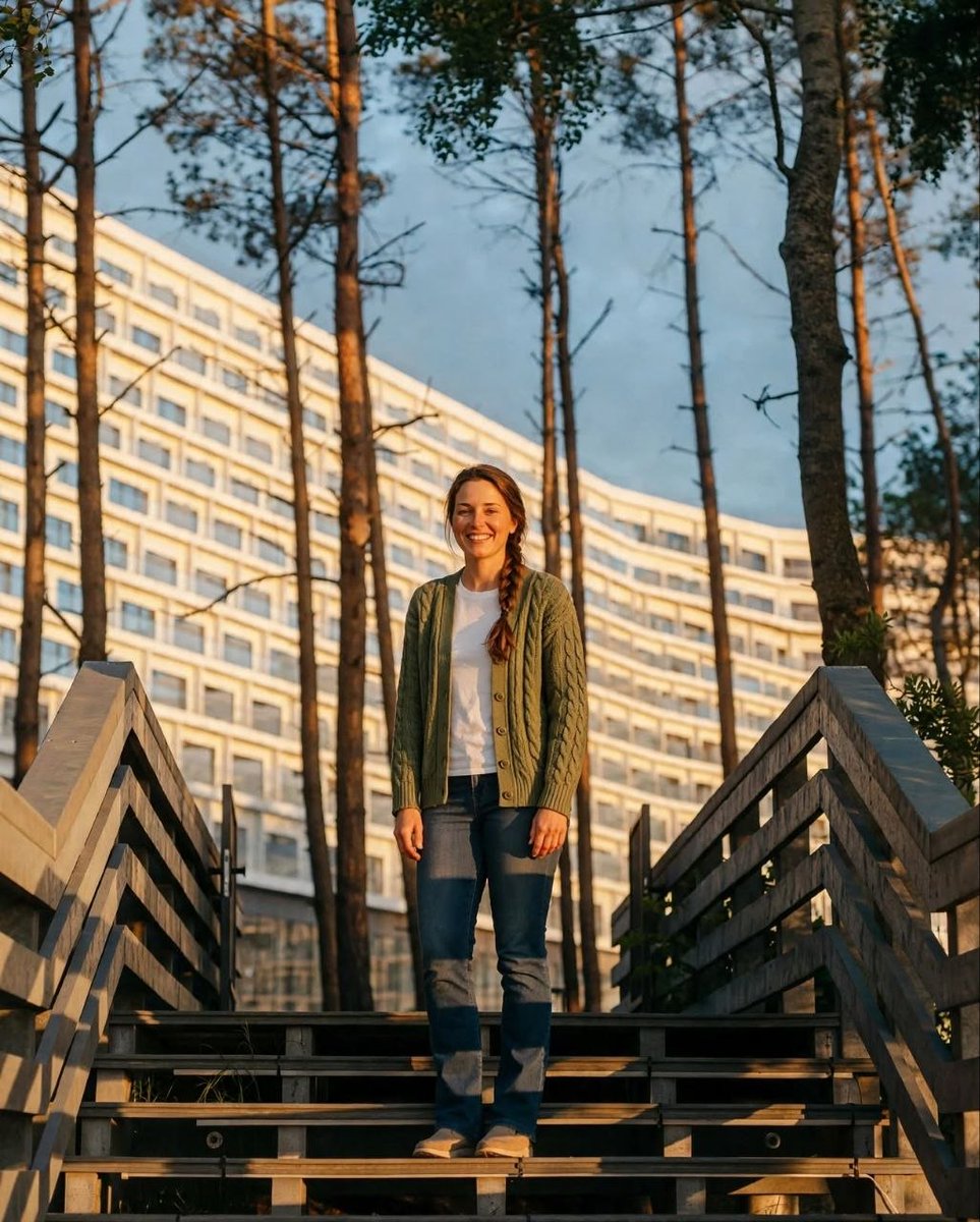 lenalisawy6's tweet photo. Nothing recharges your batteries quite like the scent of a pine forest mingled with the sea breeze 🌲📷 A quick reset on the steps, and I’m ready to head back to reality. I hope your Sunday is just as peaceful and sunny! Sending warm kisses for a wonderful day 📷 https://t.co/FslmGqV8jM