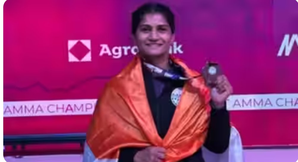 braavo4u's tweet photo. @TheKhelIndia Dropped 10 days before 2018 Games and forced to spend lakhs of her own money to qualify, #Suchika just won India’s first MMA medal at the #AsianGames2026 anyway.Huge thanks to the gorment for the "unmatched backing"-nothing builds a true champion like absolute systemic neglect! https://t.co/0ou7ZU7xbu