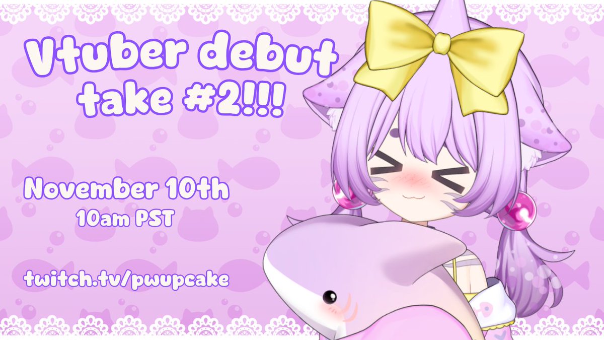 pwupcakie's tweet photo. [IMPORTANT ANNOUCEMENT!]

My 2.0 model is DONE!!! It's real! It's happening! 

My 2.0 debut is on November 10th 2026 10am PST!!!! 

I also have a new special outfit I will reveal closer to my debut date! ARE YOU EXCITED? I AM!? https://t.co/rNctGxyi3D