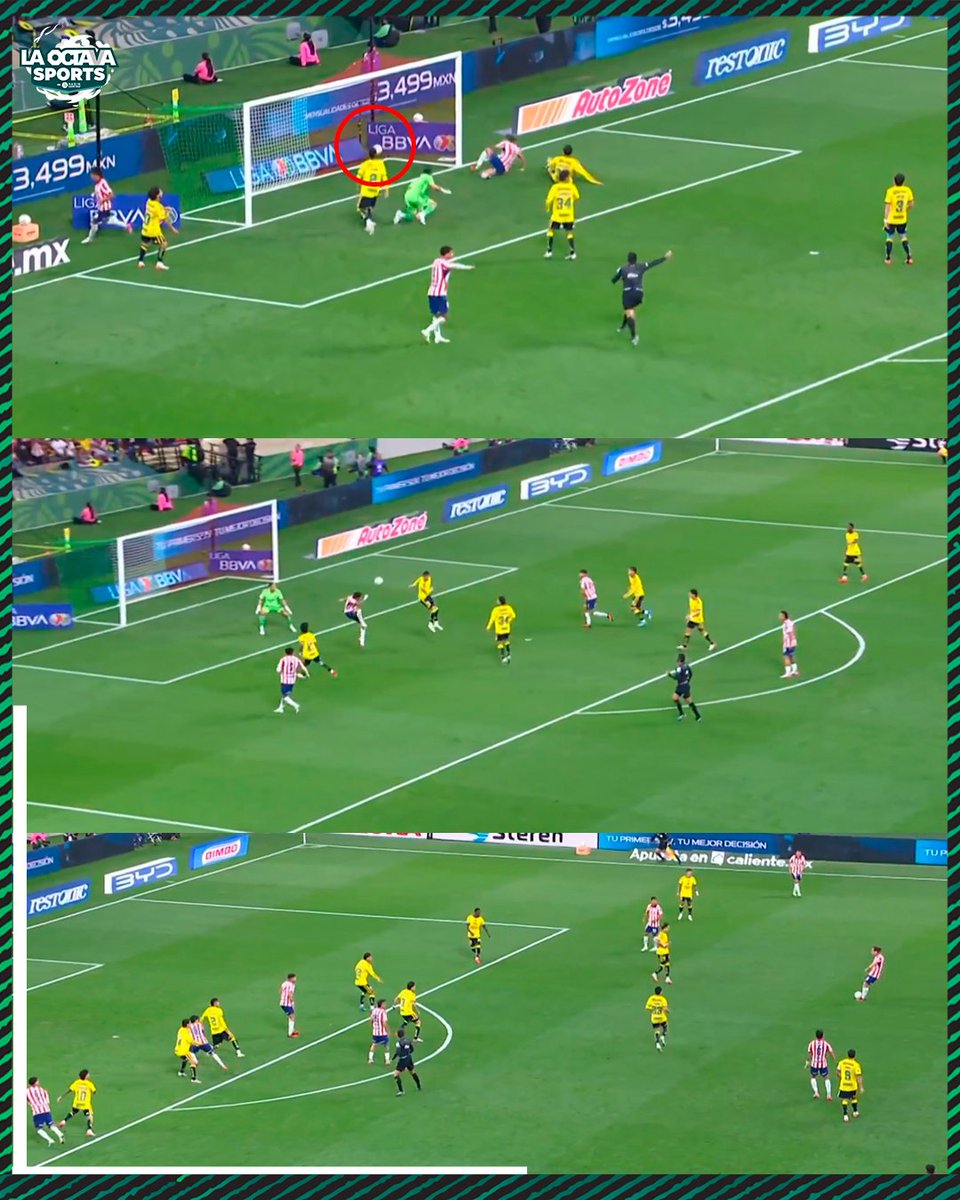 laoctavasports's tweet photo. 🐐 EL REBAÑO YA LO GANA 2-0 EN EL AZTECA

Ricardo Marín aprovechó un rebote tras un atajadón de Cota y los errores en defensa para marcar el segundo del Rebaño.

Las Águilas viven una pesadilla: 6 goles recibidos en 135 minutos ante Cruz Azul y Guadalajara 🐐⚽📉. https://t.co/YAlcF13C1N