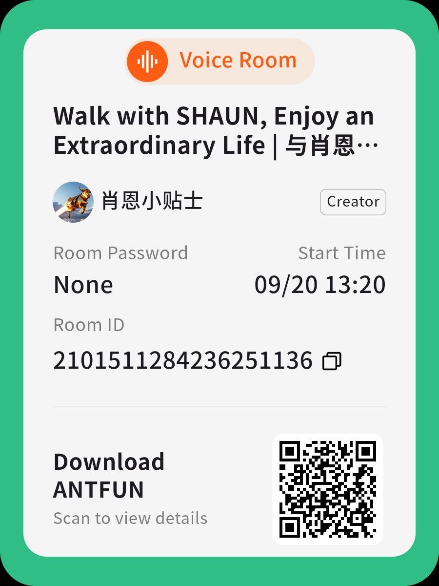 SHAUNCommunity's tweet photo. 🎙️ SHAUN VOICE ROOM COMING SOON! 

🕐 Starts: Sep 20 at 13:20
No password. Just join, chat &amp; enjoy the community.

Walk with SHAUN, Enjoy an Extraordinary Life. 🟢

🔊 Join the room:
https://t.co/W0TXlbm00X

#SHAUN #Solana #VoiceRoom https://t.co/gZ8AZRnqTR