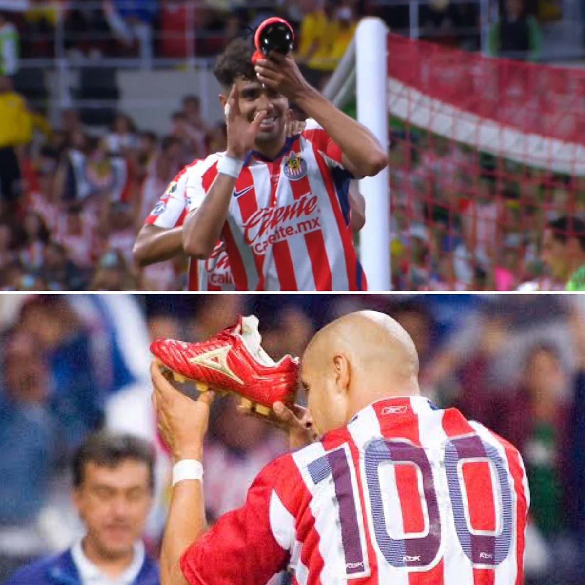 RaulOrvananos's tweet photo. Festejo contra América a lo Bofo Bautista. 💯 🔴⚪️🔵 https://t.co/ix1iVColCx