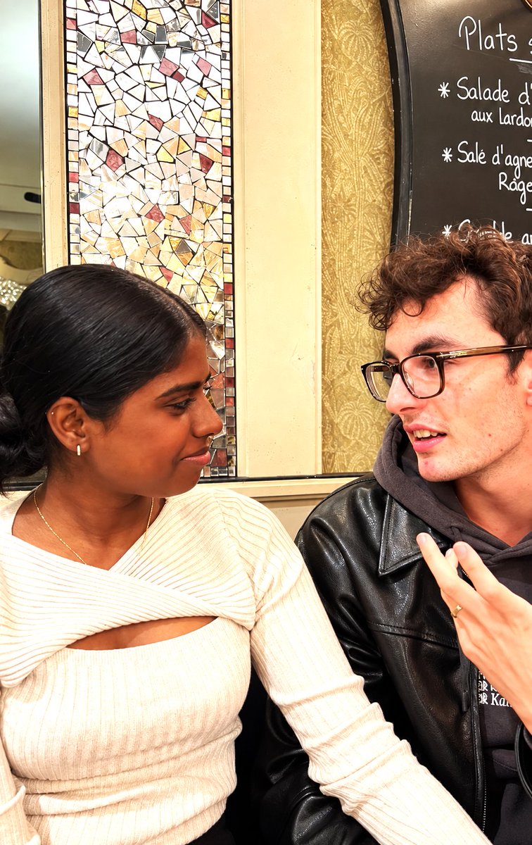 yashuuuuxxx's tweet photo. Love the way some Indian men are crying under this reel 😭

— She grew up in a tiny village in Tamil Nadu, dreaming of one day seeing Paris. 🇫🇷

— She eventually moved to Paris for her studies — and unexpectedly met Quentin through a mutual friend. They started chatting on Instagram, went on a date… and the rest became a love story. ❤️

— Her family wasn't immediately convinced either. Her father initially wouldn't even speak to him when he came to India. But eventually, they saw the man she had fallen in love with.

— Two months ago, they got married in the south of France, followed by a beautiful South Indian wedding. ❤️

Indian girls, consider this your reminder: if you can't find a gentleman in India, move out!!!! 😭🧿❤️

No slavery , No Restrictions , Full Freedom