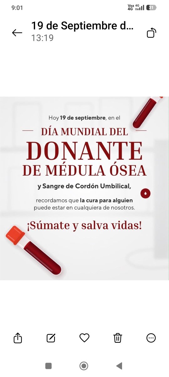 William123ccc's tweet photo. Hoy es el Día del Amor y la Amistad en Colombia y el Día Mundial del Donante de Médula Ósea (Células Progenitoras Hematopoyéticas). En esta fecha tan especial, recordamos que el regalo más grande no viene envuelto: ¡es dar vida en vida! ❤️🧬 https://t.co/ye72hgFMzx
