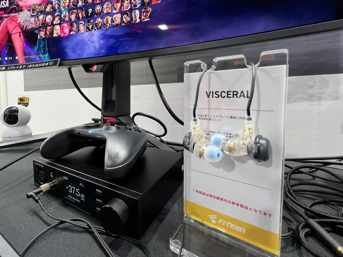 fitear's tweet photo. #TGS2026 アユートさんブースでは #FitEar のヘッドホンやIEMを展示中です。また参考出品として、骨伝導ユニットでイヤホンを震わせる外付けデバイスVISCERAL(ヴィセラル)を初公開。実際にDAPやゲームでお試しいただけます。
ぜひホール9〜11ゲーミングハードウェアコーナーへ!! https://t.co/oEFUNpCscJ