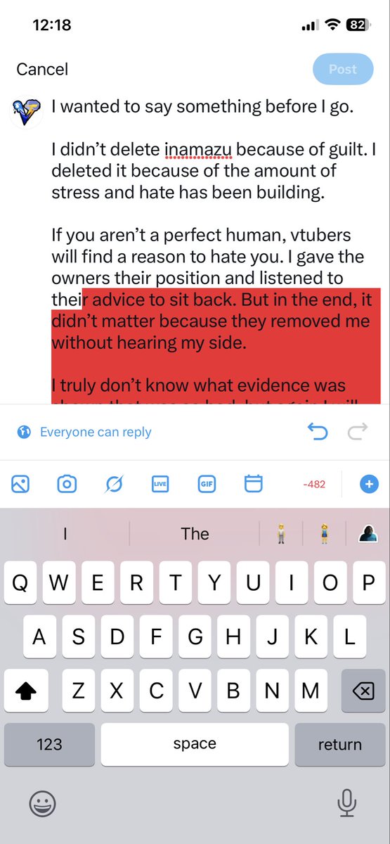 VolTideVT's tweet photo. I know why vtubers get such a bad rep. I messed up, but the amount of hate in this community for error needs to be studied. https://t.co/wIaOHq4F1e