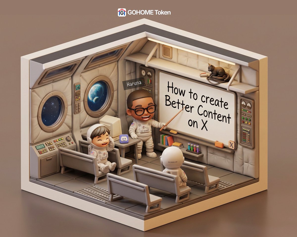 GoHome_Token's tweet photo. 📚 First community workshop is set!

Topic: How to make great content on X — tips & tricks
Hosted by one of our own solana:2Wu1g2ft7qZHfTpfzP3wLdfPeV1is4EwQ3CXBfRYAciD community members 🎙️

Open to everyone — new to content or already posting and want to sharpen up.

Details in Discord 👇

https://t.co/VRTIH5x56e

GOHOME 🏠