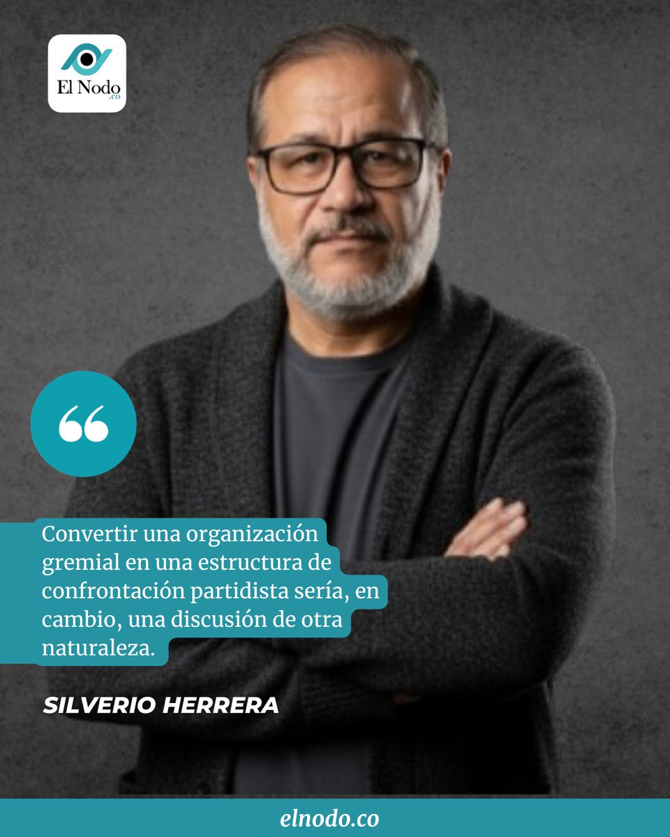ELNODOColombia's tweet photo. "Colombia necesita maestros que enseñen a pensar. Y esa exigencia debe aplicarse tanto dentro como fuera del aula" #OPINIÓN FECODE ante el espejo: entre la defensa gremial y la confrontación política. Por Silverio Herrera https://t.co/JIUELFUyxu https://t.co/ez0Dt1J3A9