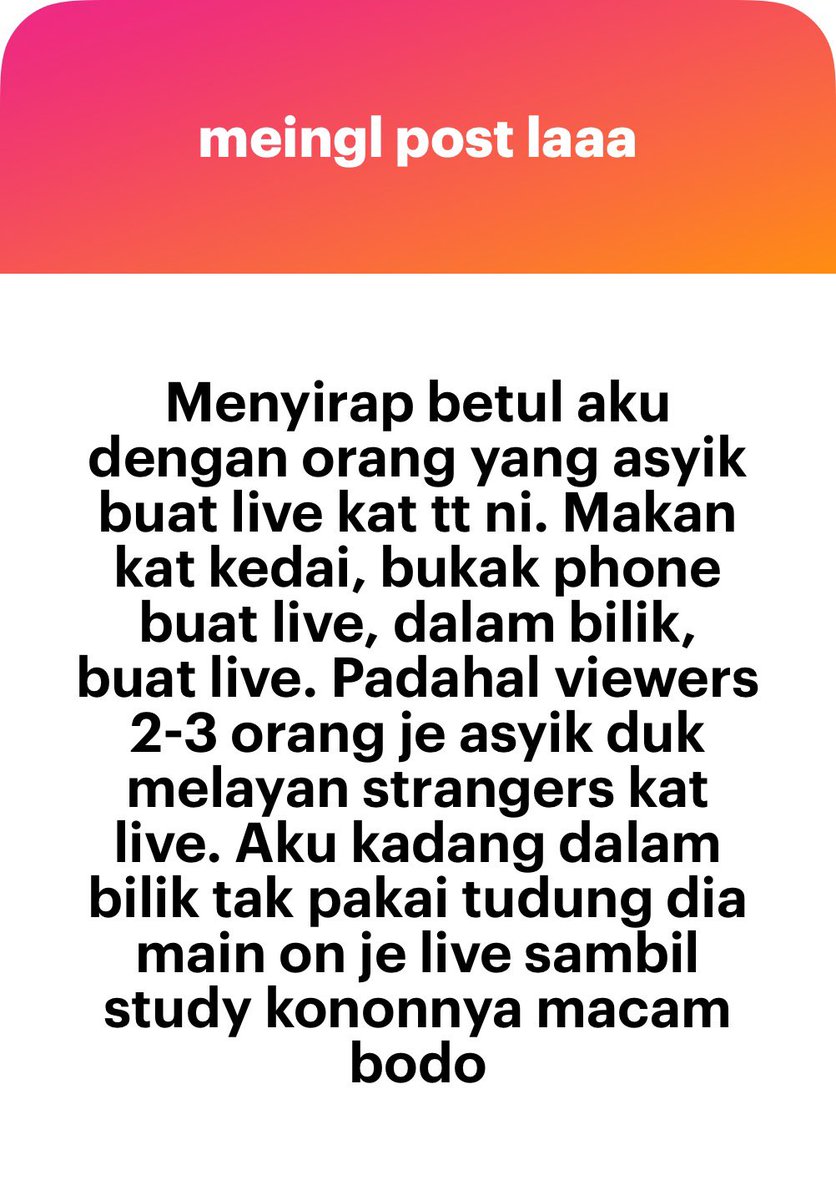 meinmokhtar's tweet photo. Aku pernah nampak orang cmni tapi selamat takda kawan terdekat jenis cmni. Aku pun semak tengok https://t.co/mpThQvvr0u