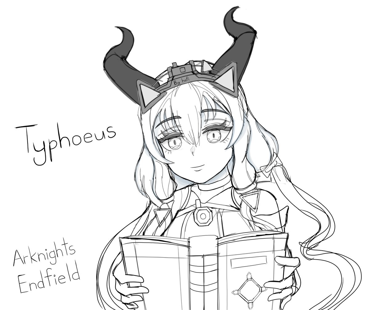 hafihafiy2's tweet photo. I couldn't sleep because of coffee so I played Arknights Endfield and drew Typhoeus.

#ArknightsEndfield‌ #sketch #art https://t.co/Ejy0xmvIvq