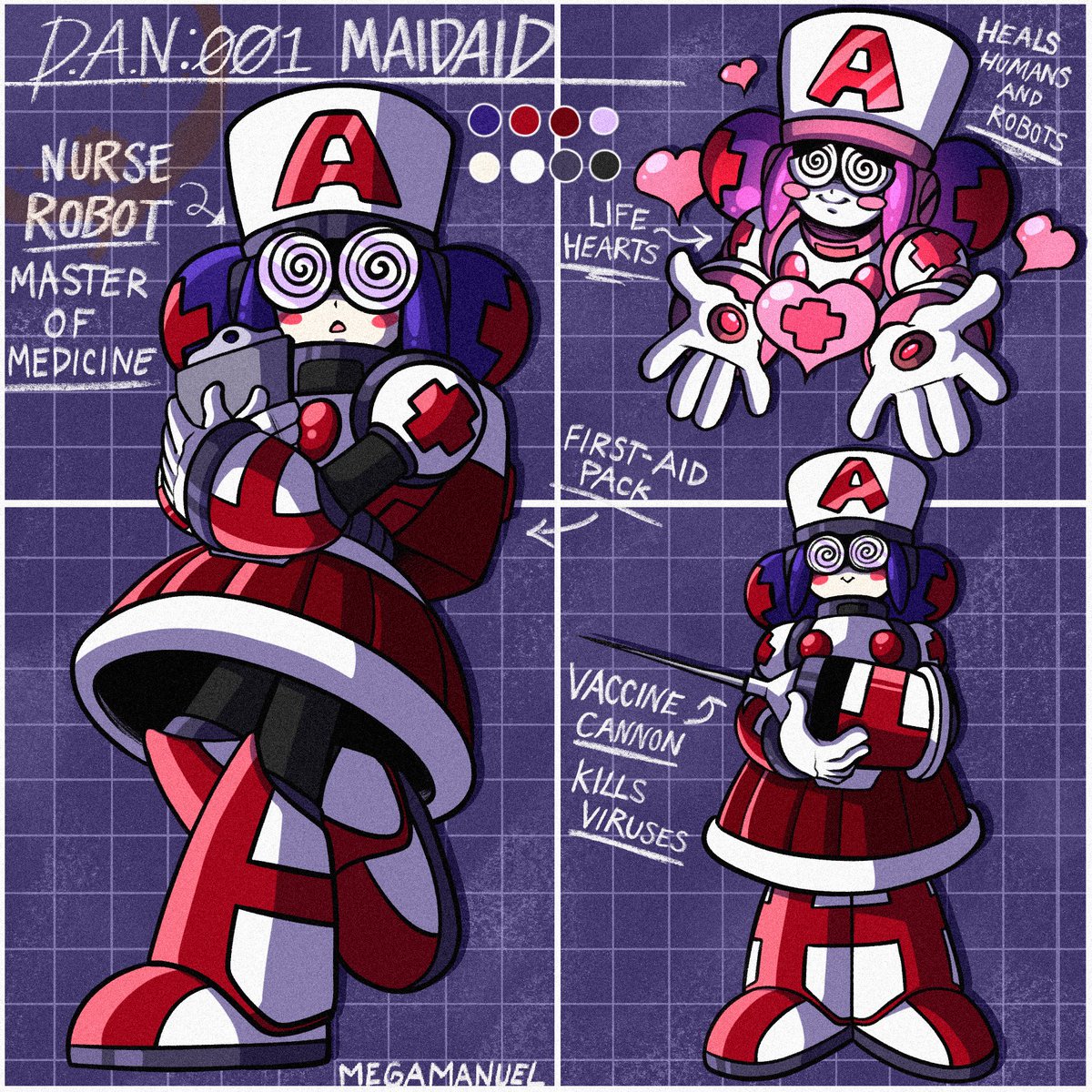 MegaManuel2001's tweet photo. D.A.N: 001 Maidaid

The nurse robot.
#oc #megaman https://t.co/lWZe0s3TJo