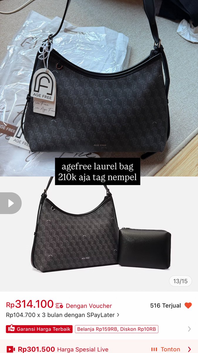 wildfl0owerss's tweet photo. semoga masukk yaaa mau preloved tas mossdoom &amp; agefree nihh yukk 
https://t.co/ljVVQMBwk9 https://t.co/s53xDTgiZw