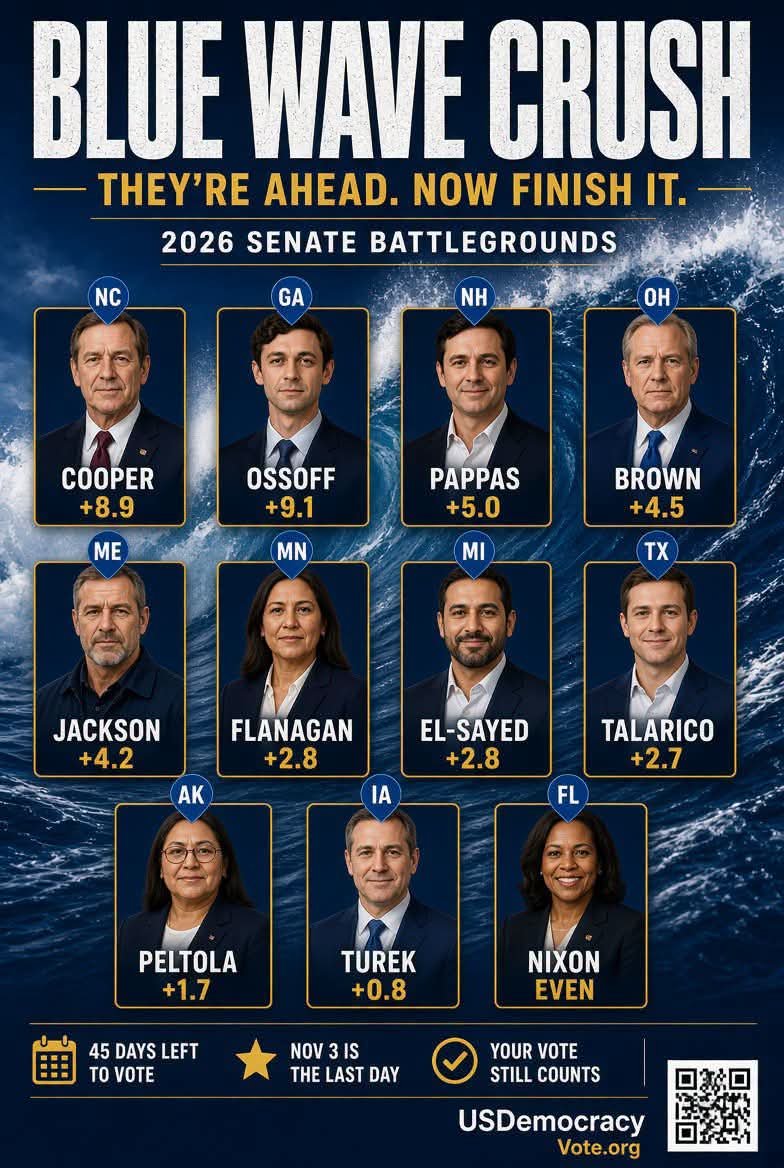 Christo12919382's tweet photo. LFG!!!
We need to win every one of these races so we can impeach AND REMOVE Trump!!! https://t.co/QU1v70J8js