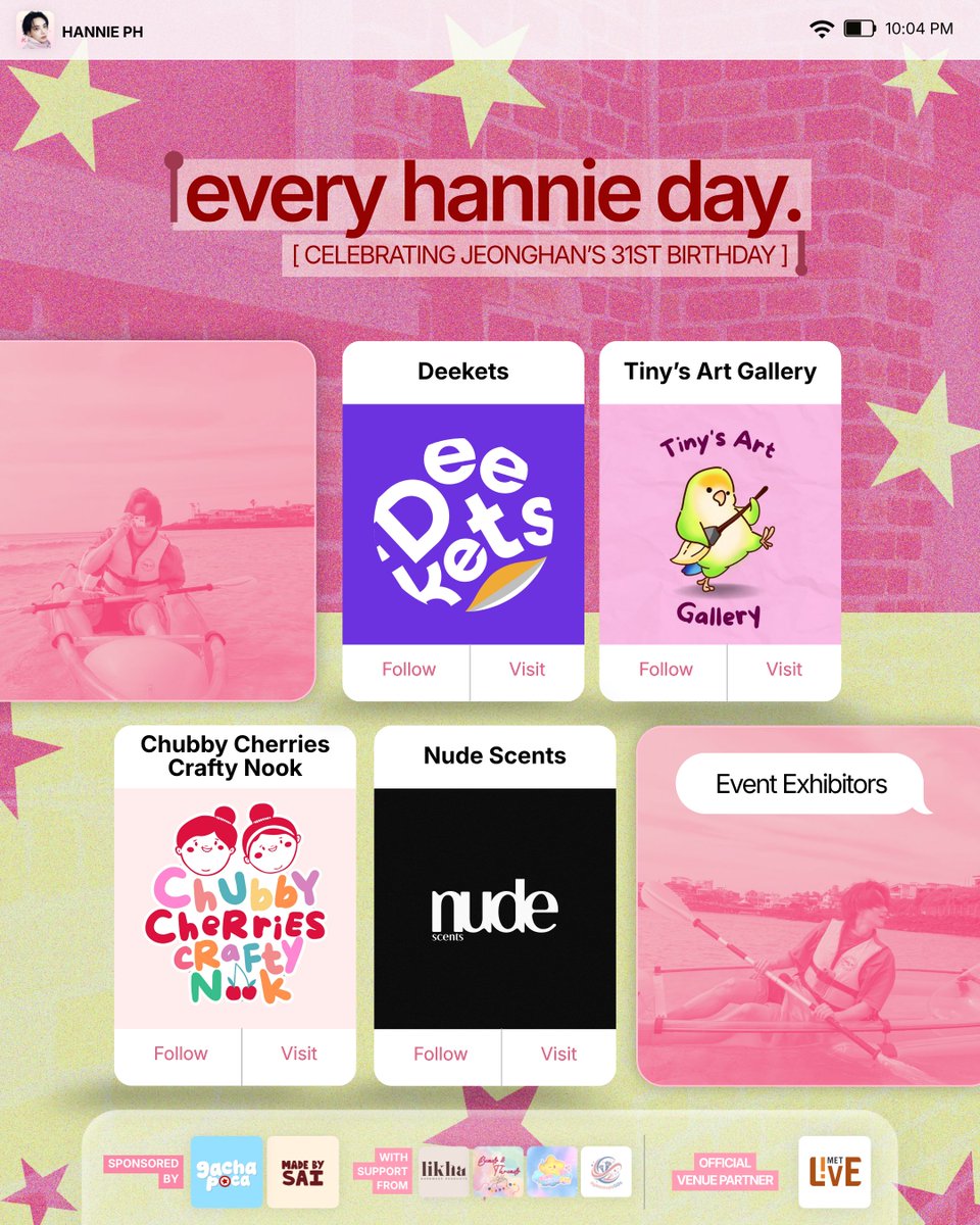 jeonghannieph's tweet photo. every day is better with hannie! (*ᴗ͈ˬᴗ͈)ꕤ*.ﾟ

LET'S CELEBRATE JEONGHAN's 31st BIRTHDAY TOGETHER! join us for games, raffles, prizes, exhibitor activities, merchant booths, and a never-ending AJU NICE ( ᴗ̀ ̫ᴗ́ )

registration is almost full, so make sure to register while you can. see you soon!

⋆˚ ✺ ｡ּ every hannie day
fan zone for JEONGHAN's 31st birthday

HOSTED BY HANNIE PH
— @jeonghannieph

— ✩ october 4, 2026
— ✩ free admission
— ✩ atrium, met live, pasay

REGISTER NOW ✺ https://t.co/q0HO0FVkii

— 1. Admission is FREE. However, pre-registration through this form will be PRIORITIZED.
— 2. Walk-in capacity is NOT GUARANTEED. Walk-ins will be accommodated based on the number of current venue capacity on the day of the event. Announcements will be made periodically on event day.
— 3. The registration form will be closed upon reaching the maximum capacity.

#JEONGHAN #정한
#everyHANNIEday