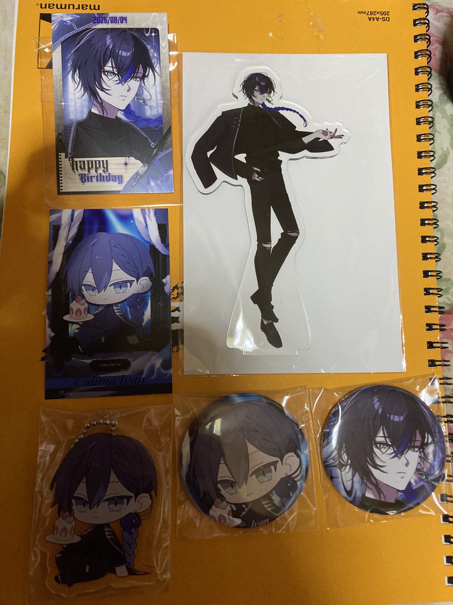 i_r_m_y_4love's tweet photo. イヴくんのお誕生日グッズ届いた〜！！
お出かけに今度、連れてくっ🫶

#毎晩イヴァン https://t.co/owfndgqqjM