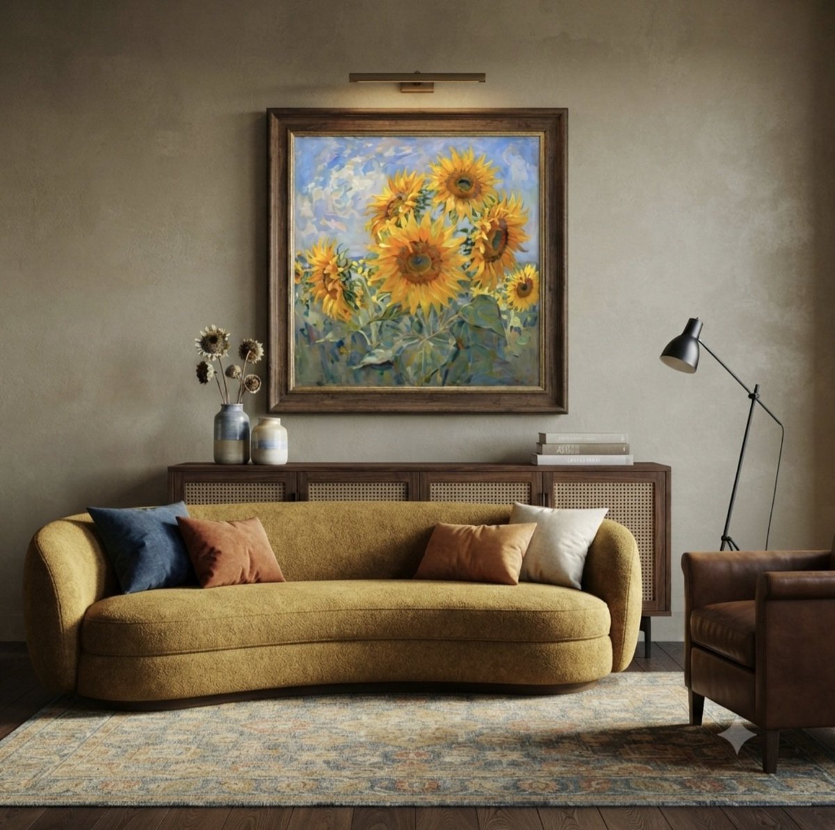 RedLadArt's tweet photo. Instant download. 🌻✨
​Transform your space with this striking acrylic-style sunflower wall art featuring joyful bright colors and rich painterly brush strokes. High-res printable file for home or local print shops.
​#DigitalArt #PrintableArt #WallDecor #SunflowerArt https://t.co/oQUf05SDkE