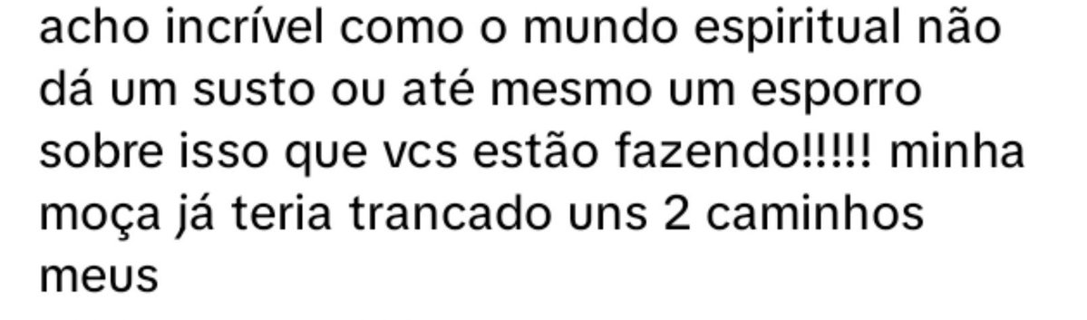 dudaavg_'s tweet photo. acho bizarro o fato das "cartomantes" de tik tok, estar usando a soso careca e essa suposta gravidez para engajamento, até tiragem dizendo que o paiva vai bater nela e ela vai perder o bb eu vi... então comentei isso e após 10 min do meu comentário o video foi excluído!! https://t.co/g3CdqaQOOq