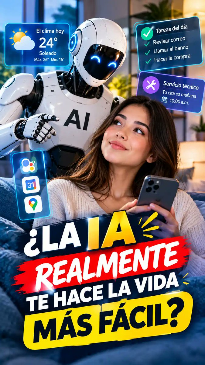 WinAplicaciones's tweet photo. ¿Realmente la IA nos hace la vida más fácil? 🤖 ¿Tú qué opinas? @Chateand... https://t.co/JXgknNdech a través de @YouTube #ChateandoTV #InteligenciaArtificial #IA #Tecnologia #IA2026 #VidaDiaria #TecnologiaActual #AsistenteIA #Futuro #Shorts #PodChateando https://t.co/XLMpBqsv0G