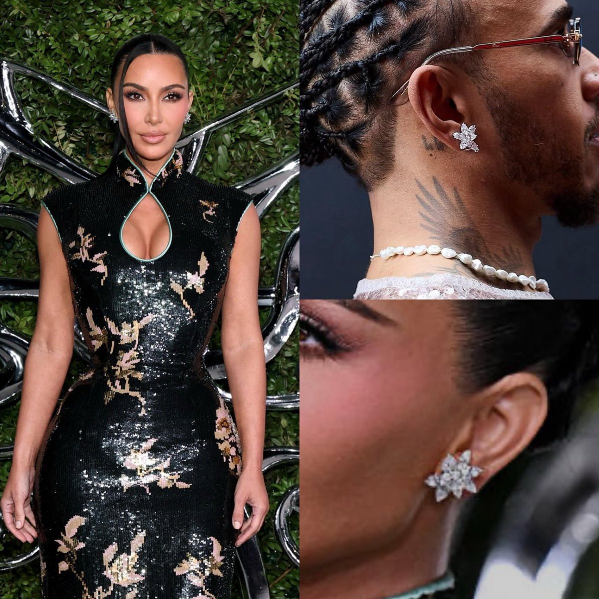 laahlaah2023's tweet photo. Kimilton being forever the cutest🥰🥰🥰.  

HIS AND HERS?? 😍😍😍

Kim Kardashian is always carrying a peace of Lewis Hamilton with her 🥰🥰🥰 https://t.co/Gl60dSdqdR
