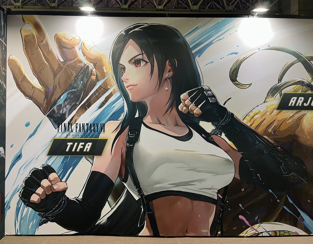 Genki_JPN's tweet photo. Street Fighter 6 Tifa wall at TGS! 🔥 https://t.co/8kC21noDeH