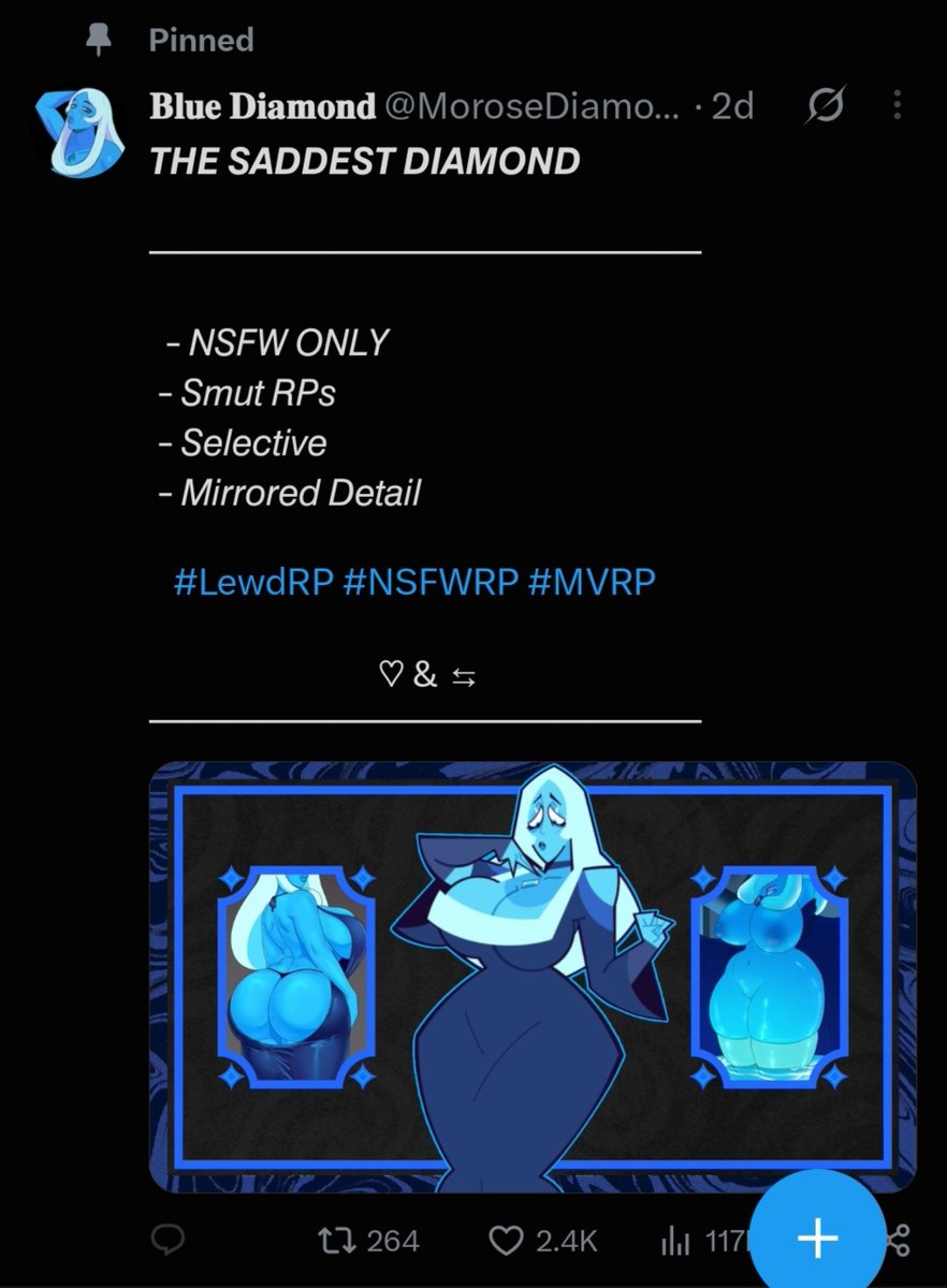 YourSpaceMommy_'s tweet photo. @MoroseDiamond 

║Y'know for some reason your pinned looks real familiar… 🤔 https://t.co/nqGC5Y2LUZ