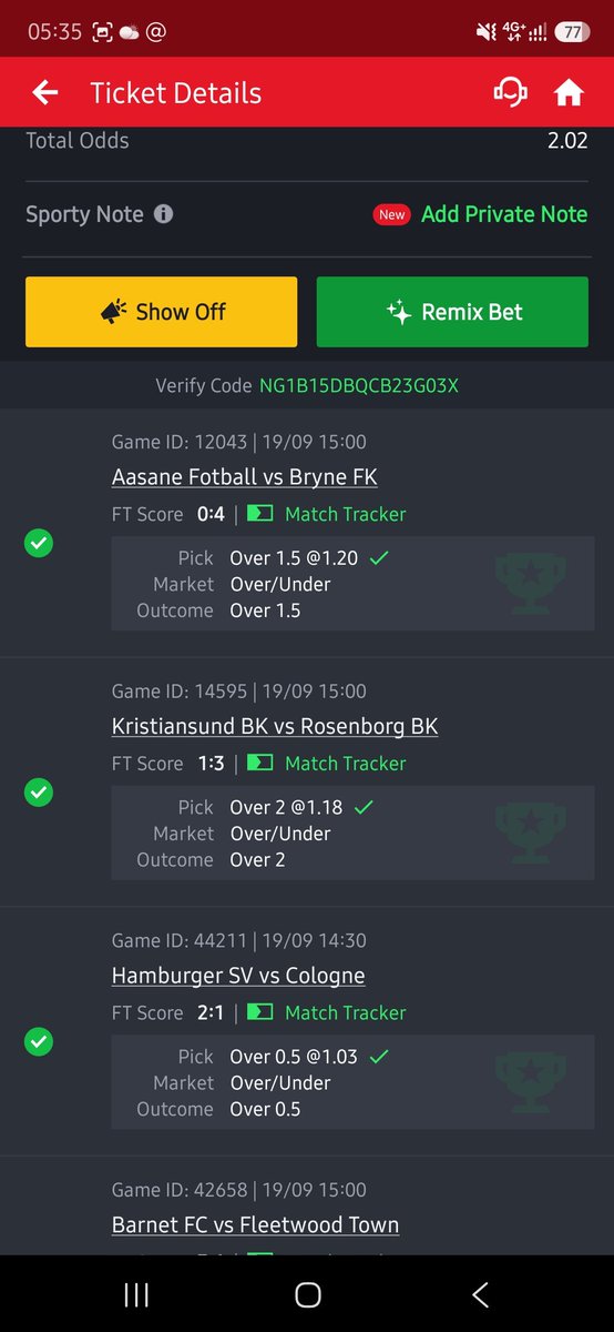 BetPunts's tweet photo. x2 B💥💥💥💥M Bets on @SportyBetNG 🏆 🏆 🏆 

Sporty Greetings To You 🫵🥂 💯🎉💫👌✅ 

Telegram 👉 https://t.co/Favaig0ZqH

@TheLockTips 

🔞+ BET RESPONSIBLY! https://t.co/sx694VX5Dl
