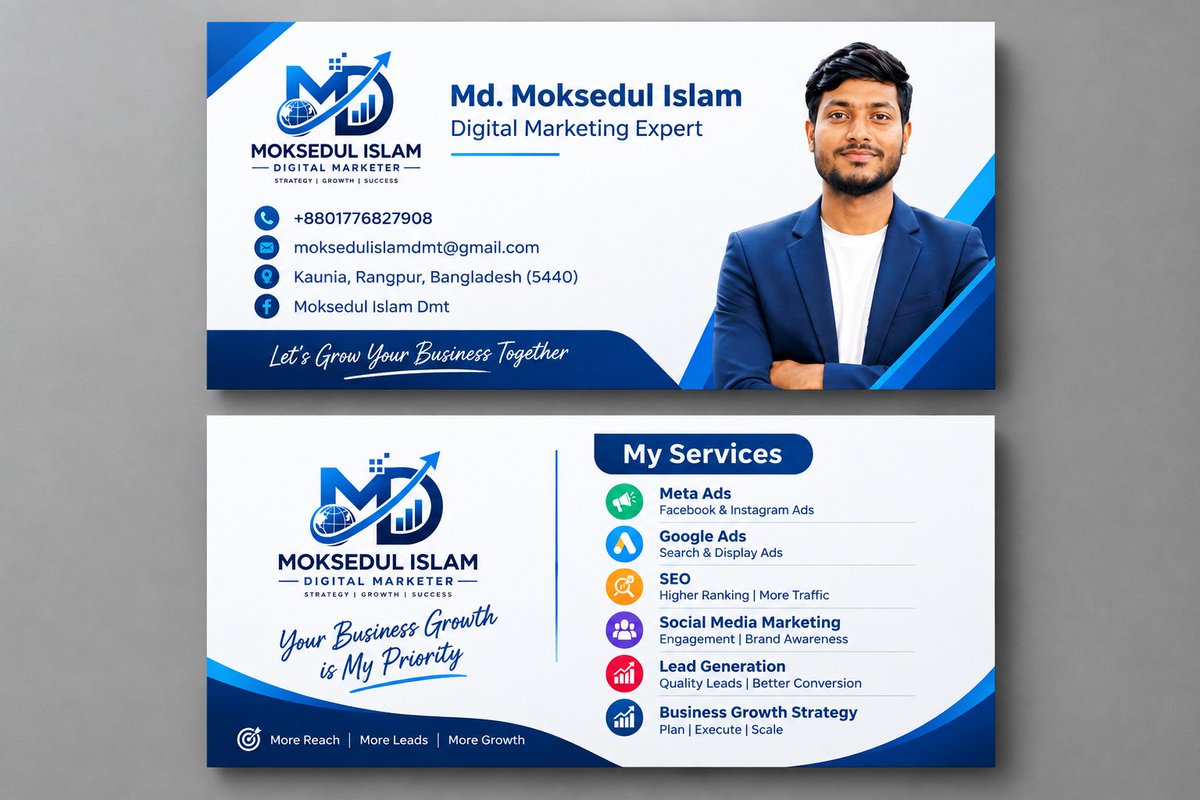 moksedulDMT's tweet photo. Grow Your Business with the Right Digital Marketing Strategy. https://t.co/Uw6xggcacZ