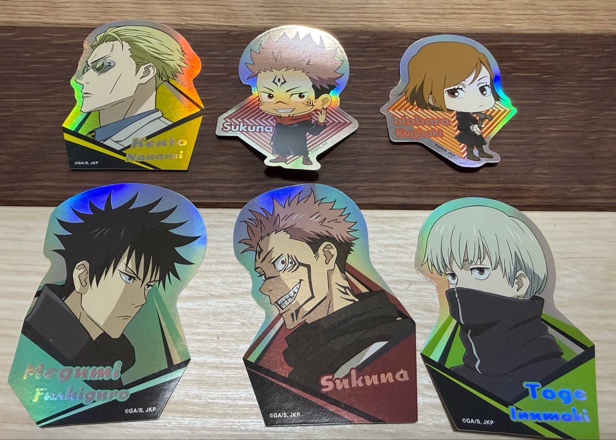 y_slm9's tweet photo. キャラカットステッカーガム 呪術廻戦

【譲】画像のもの

【求】脹相、虎杖

郵送にてまとめて交換いただける方優先🙇‍♀️
よろしくお願いいたします https://t.co/VZ81S9yvEL