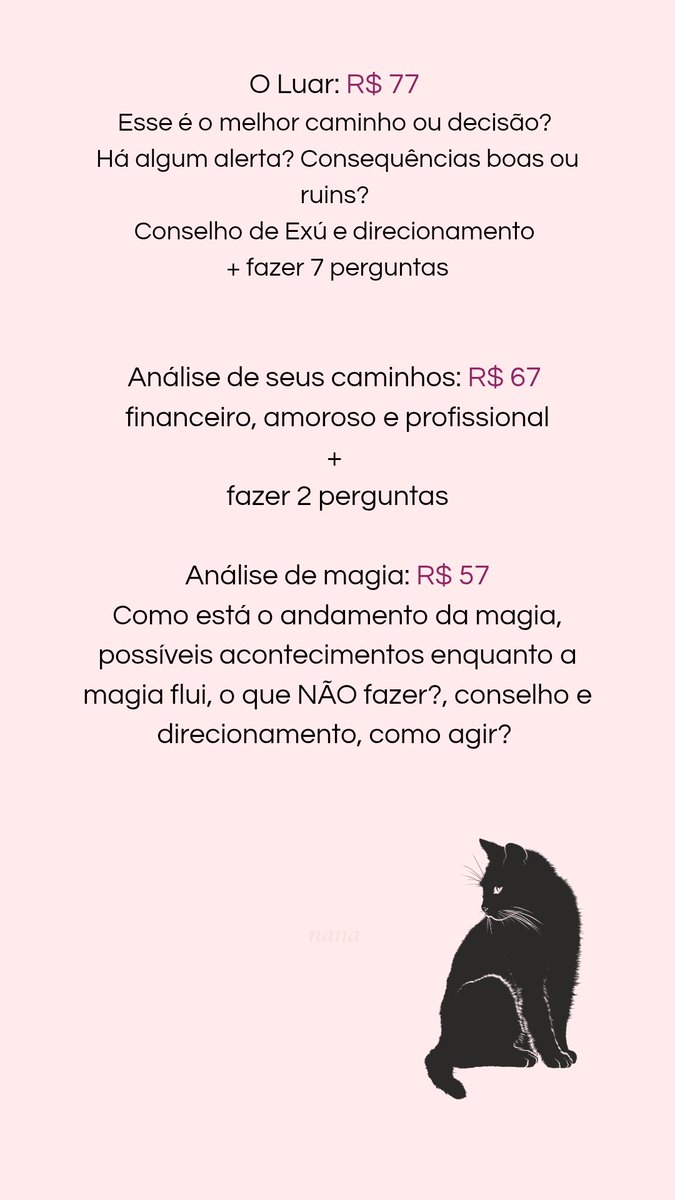 umajovembruxa's tweet photo. Métodos e valores! 
🩷📜

Sou a Nana, sua cartomante e taróloga. Com 4 anos de experiência e especialista no baralho cigano. 

https://t.co/wMHHfdvkNU https://t.co/6E5tIPKYLY