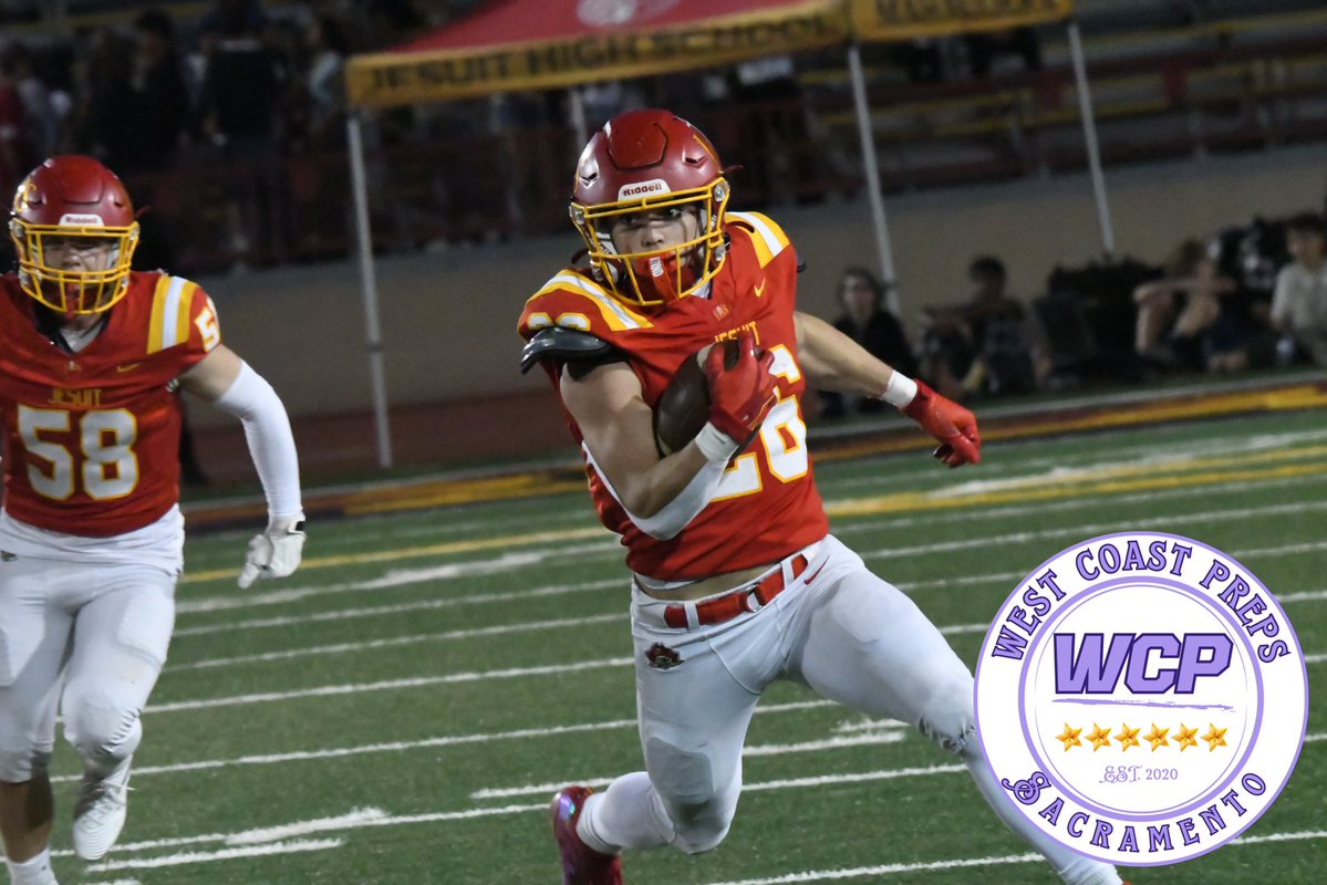 WCPSacramento's tweet photo. Final: Jesuit 49, Christian Brothers 34.

Jesuit has won every Holy Bowl in the 2020s.

Check out all the postgame coverage shortly at https://t.co/1gnH55J9Hg https://t.co/xN7hKGF3to