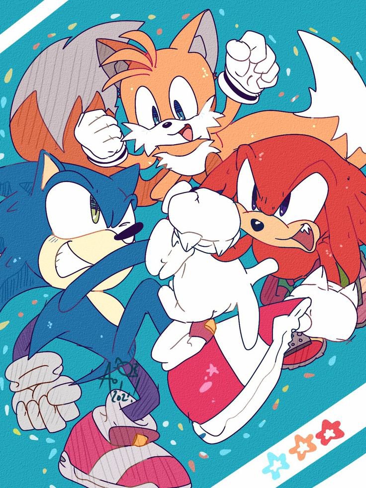 TheRealMiles207's tweet photo. Me and Sonic and Knuckles 💛💙❤️ https://t.co/JTzjDI37LS