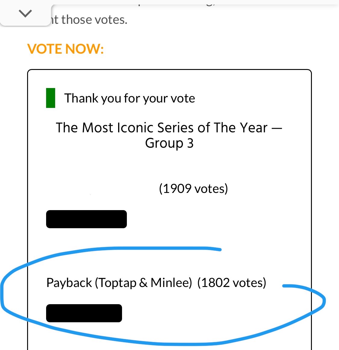 TrendforMinlee's tweet photo. Don’t forget to vote for PAYBACK The Series!

We’re currently in 2nd place 🥈 Let’s keep voting, maintain our rank, and aim even higher! ☺️

🔗 https://t.co/OtEThQ2Xkf

#PAYBACKTheSeries
#ToptapMinlee
#MINLEEthanakorn
#TOPTAPjarukit https://t.co/Ct7QyAYREf